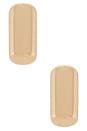 view 4 of 3 Large Leon Earrings in Gold