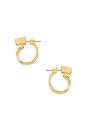 view 1 of 3 Marta Hoops in Gold