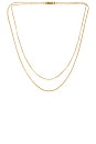 view 1 of 1 Double Layer Necklace in Gold