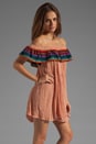 view 3 of 6 T&B Senorita Dress en Clay/Colorful Stripe in Clay & Colorful Stripe
