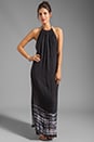 view 2 of 6 Grecian Margarita Dress in Grey Black with Silver Edge dye in Grey Black & Silver Edge