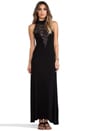 view 1 of 6 Pharaoh Myth Zig Zag Modal Gown in Black