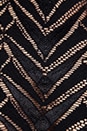 view 6 of 6 Pharaoh Myth Zig Zag Modal Gown in Black
