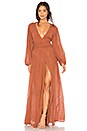 view 1 of 3 Lapis Maxi Dress in Rust