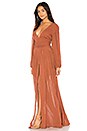 view 2 of 3 Lapis Maxi Dress in Rust
