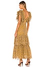 view 3 of 3 Flamenco Maxi Dress in Citrine Mariachi Eyelet