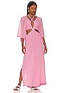 view 1 of 3 Rambling Rose Dress in Baby Pink Gauze