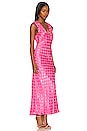 view 2 of 3 МАКСИ ПЛАТЬЕ WAVECREST in Hot Pink