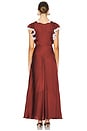 view 3 of 3 MAXIVESTIDO ELENA in Carnelian