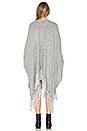 view 3 of 3 Shawl Poncho in Grey