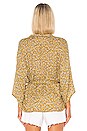 view 3 of 4 Crowne Kimono in Ditsy Gold