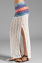 view 2 of 7 Malibu Slit Skirt in White