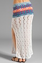 view 3 of 7 Malibu Slit Skirt in White
