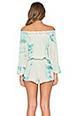 view 3 of 4 Sunkissed Romper in Aloe & Teal HED