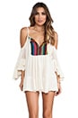 view 1 of 6 Robe T&B El Matador courte en Colorful Stripe/Natural in Colorful Stripe & Natural