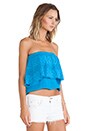 view 2 of 4 Jamaican Tube Top in Turquoise