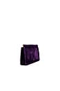 view 3 of 5 Clic Clac L Clutch in Velours Violet