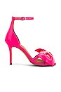 view 1 of 5 ESCARPINS ISABELLE in Froisse Rose Fluo
