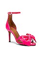 view 2 of 5 ESCARPINS ISABELLE in Froisse Rose Fluo