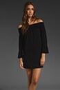view 1 of 5 Angella Off the Shoulder Dress in Black