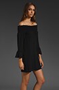 view 4 of 5 Angella Off the Shoulder Dress in Black