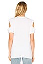 view 3 of 5 Exposed Patch Tee in White