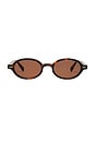 view 1 of 4 LUNETTES DE SOLEIL THE ELVIE in Dark Tortoise