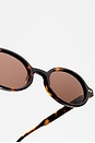view 3 of 4 LUNETTES DE SOLEIL THE ELVIE in Dark Tortoise