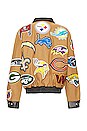 view 2 of 4 NFL Jacket in Brown