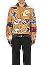 view 3 of 4 NFL Jacket in Brown