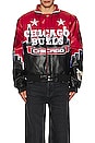 view 4 of 5 CHAQUETA SKYLINE CHICAGO BULLS in Red