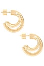 view 2 of 4 СЕРЬГИ ЖЕНСКИЕ in Yellow Gold