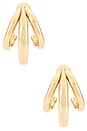 view 3 of 4 СЕРЬГИ ЖЕНСКИЕ in Yellow Gold