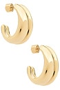 view 1 of 3 Chavez Huggies in Yellow Gold