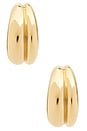 view 3 of 3 Chavez Huggies in Yellow Gold