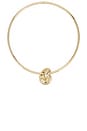 view 1 of 4 Thin Knot Choker in Yellow Gold