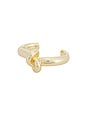 view 1 of 3 Thin Knot Cuff in Yellow Gold