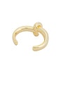 view 2 of 3 Thin Knot Cuff in Yellow Gold