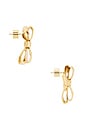 view 2 of 2 Small Bow Earrings in Yellow Gold