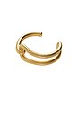 view 1 of 3 Rope Knot Cuff in Gold