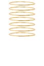 view 3 of 4 Bangle Set in Yellow Gold