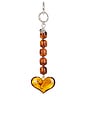 view 1 of 4 HEART バッグチャーム in Tortoise