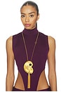 view 4 of 4 COLLAR COLGANTE AVELINE in Gold