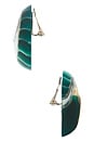 view 2 of 2 NAUTILUS ステートメントイヤリング in Green
