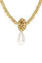 view 2 of 3 SAUTOIR PENDENTIF PEARL DROP LINEA in Gold