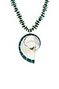 view 2 of 3 COLLIER PENDENTIF À PERLES TORTUGAS in Green