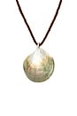 view 2 of 3 Shell Necklace in Brown