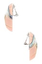 view 2 of 2 x REVOLVE Nautilus Earrings in White & Pink