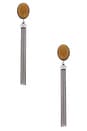 view 1 of 2 Vega Earrings in Silver & Yellow