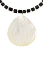 view 2 of 4 Oro Necklace in Black & Pearl